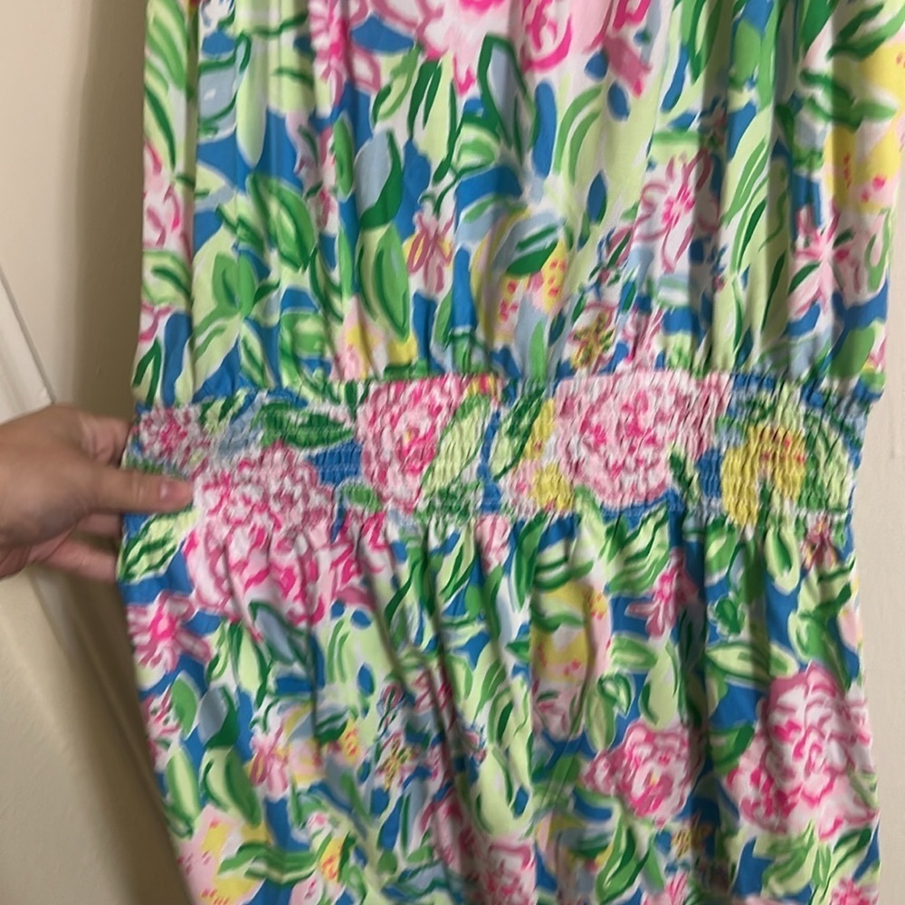 NWT Lilly Pulitzer Shirelle Skirted Romper Dress Multi Grove Garden Small - Picture 7 of 8